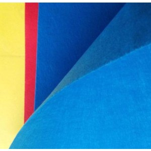 Home textile DIY hand-made non-woven blue needle punched cotton