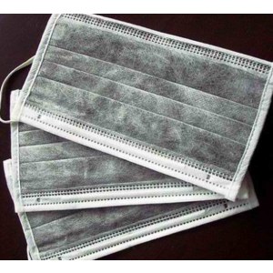 Activated carbon disposable folding mask
