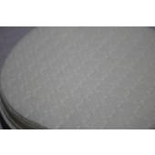 Ultrasonic composite pearl pattern disc