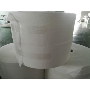 Calendered hot air cloth