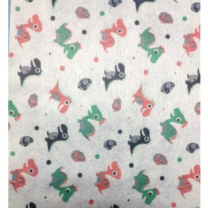Printed mask spunlace