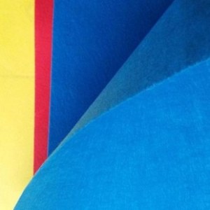 Home textile DIY hand-made non-woven blue needle punched cotton