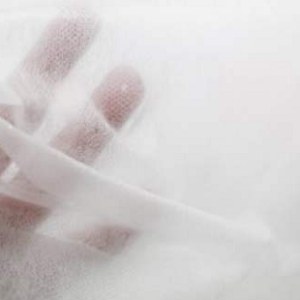 Hydrophilic white soft non-woven fabric