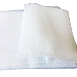Needle punched cotton for white fiber non-woven all polyester cup mask
